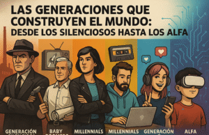 CONOCE COMO SON LAS GENERACIONES DESDE LOS SILENCIOSOS , MILENNIAL, HASTA LOS ALFA.
