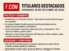 F.COM – TITULARES DESTACADOS DOMINGO, 10 DE OCTUBRE 2025