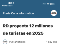 República Dominicana aspira a recibir hasta 12 millones de visitantes en 2025