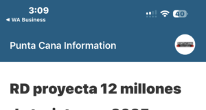 República Dominicana aspira a recibir hasta 12 millones de visitantes en 2025