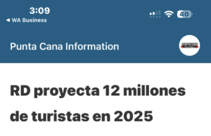República Dominicana aspira a recibir hasta 12 millones de visitantes en 2025