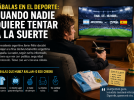 Cábalas en el deporte o cuando nadie quiere tentar a la suerte.-
