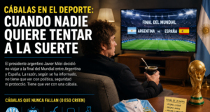 Cábalas en el deporte o cuando nadie quiere tentar a la suerte.-