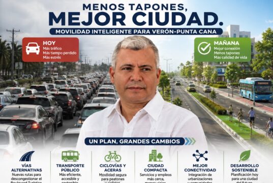 Plan de Ordenamiento Territorial plantea una red vial alternativa para reducir los tapones en Verón–Punta Cana