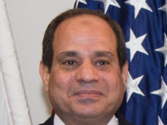 Abdel Fattah al Sisi en el Pentágono el 5 de abril de 2017; retrato de archivo, no de su discurso del 17 de octubre de 2026.