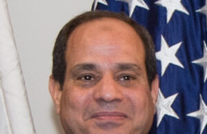 Abdel Fattah al Sisi durante una reunión en el Pentágono en abril de 2017.