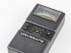 Alcoholímetro portátil Drivesafe; fotografía de archivo de 2018.