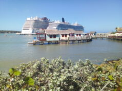 Puerto Plata y Pedernales suman 45,627 cruceristas en cuatro días Crucero junto a la terminal Amber Cove, Puerto Plata; fotografía de archivo de febrero de 2023.