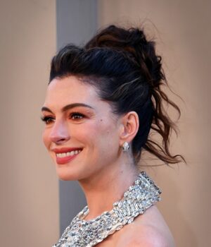Anne Hathaway en Nueva York en julio de 2026. Fotografía de archivo de PhilipRomano.