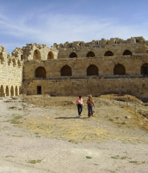 Castillo de Karak, Jordania — archivo de 2008 Castillo de Karak, Jordania, fotografiado en 2008; imagen de archivo de la localidad.