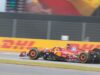 Charles Leclerc conduce su Ferrari en Silverstone; fotografía de archivo de julio de 2024.