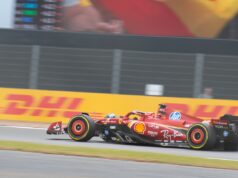 Charles Leclerc conduce su Ferrari en Silverstone; fotografía de archivo de julio de 2024.