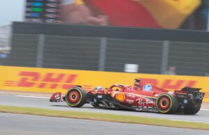 Charles Leclerc conduce su Ferrari en Silverstone; fotografía de archivo de julio de 2024.