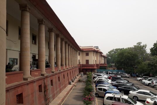 Edificio de la Corte Suprema de India en Nueva Delhi
