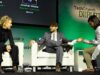 Elizabeth Holmes durante una entrevista en TechCrunch Disrupt de San Francisco en 2014. Foto: Steve Jennings / TechCrunch.