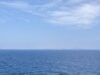 Vista del estrecho de Bab el-Mandeb, ruta marítima estratégica entre Yemen y Yibuti.