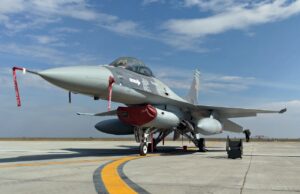 Rumanía derriba dos drones sobre el mar Negro Caza F-16 de la Fuerza Aérea Rumana en la base de Borcea