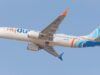 Avión Boeing 737 MAX 8 de Flydubai despegando de Tel Aviv. Foto: Ronen Fefer / Wikimedia Commons.