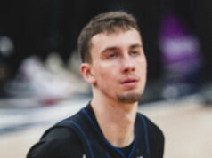 Franz Wagner durante un partido con Orlando Magic, fotografía de archivo de 2022
