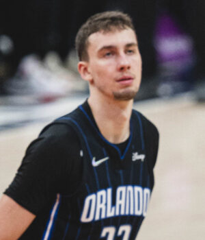 Franz Wagner durante un partido con Orlando Magic, fotografía de archivo de 2022
