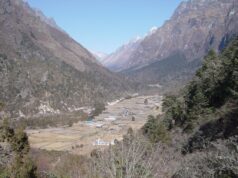 Poblado de Ghunsa, en la región de Kanchenjunga, Nepal; fotografía de archivo de 2009.