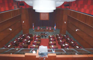 Hemiciclo del Senado de la República Dominicana, donde se tramitan proyectos de ley