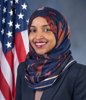Retrato oficial de Ilhan Omar Retrato oficial de la congresista estadounidense Ilhan Omar