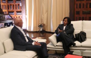 Jorge Rodríguez, presidente de la Asamblea Nacional de Venezuela, durante una reunión política en Caracas en junio de 2026