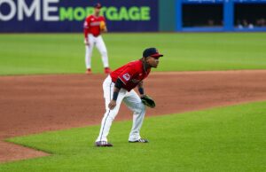 José Ramírez impulsa a Cleveland y evita la eliminación José Ramírez, antesalista dominicano de los Cleveland Guardians, durante un juego de la temporada 2026