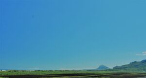 Vista del marjal de Pego-Oliva desde la Muntanyeta Verda, fotografía de archivo de 2017.