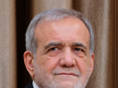 Masoud Pezeshkian durante una reunión en enero de 2025; retrato de archivo.