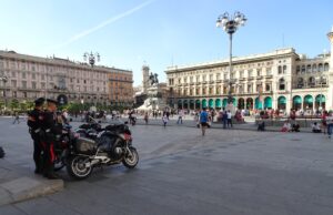 Plaza del Duomo de Milán, fotografía de archivo tomada en 2018.