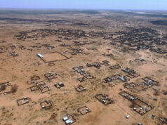 Ataque a un mercado de Sudán deja decenas de muertos en Nyala Vista aérea de un barrio de las afueras de Nyala, Darfur del Sur, Sudán; fotografía de archivo de 2018.