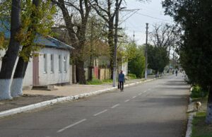 Vista de Oleshky, Ucrania, fotografiada por Dmytro Petishkin el 17 de abril de 2016.