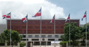 Fachada del Palacio del Congreso Nacional de la República Dominicana en Santo Domingo