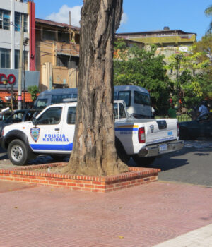 Vehículo de la Policía Nacional de República Dominicana, imagen de archivo