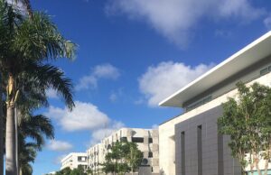 Avenida principal de Punta Cana, República Dominicana, fotografía de archivo de enero de 2021.
