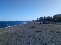 Costa y palmeras de Punta Salinas, Baní, en una fotografía de archivo de 2020.