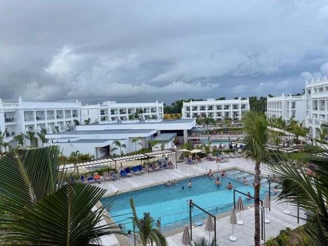 Instalaciones del hotel Riu Palace Bávaro en Punta Cana, fotografiadas por Oleg Yunakov en diciembre de 2024.