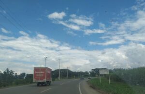 Tramo de la Ruta Nacional 25 en Puerto Tejada, Cauca, Colombia