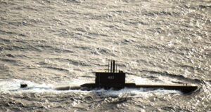 Submarino navegando en el mar, imagen ilustrativa sobre la prueba de misiles anunciada por Corea del Norte
