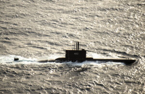 Corea del Norte anuncia prueba de misiles submarinos Submarino navegando en el mar, imagen ilustrativa sobre la prueba de misiles anunciada por Corea del Norte