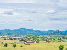 Paisaje de Zing, en el estado nigeriano de Taraba; fotografía de archivo de octubre de 2022.
