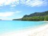 Costa de Champagne Beach en Espiritu Santo, Vanuatu; fotografía de archivo de 2016.