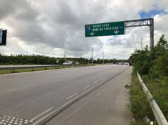 DIGESETT retiene vehículo por maniobra irregular en Bulevar Turístico Imagen ilustrativa de una vía cerca de la rotonda de Punta Cana; no corresponde a la fiscalización de DIGESETT