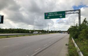 Imagen ilustrativa de una vía cerca de la rotonda de Punta Cana; no corresponde a la fiscalización de DIGESETT