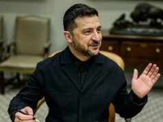 Volodímir Zelenski en la Casa Blanca el 17 de octubre de 2025; fotografía de archivo de Daniel Torok.